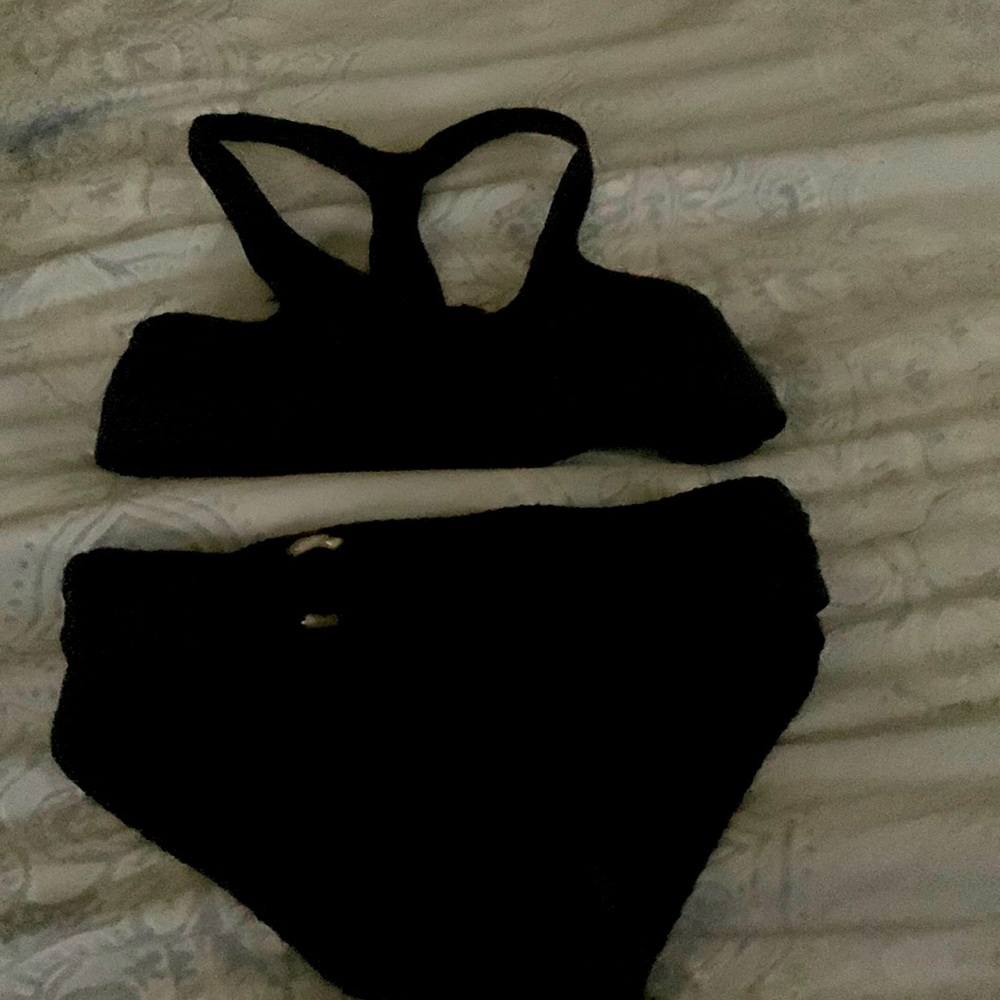 Girls size 7/8 wonder nation black bikini.